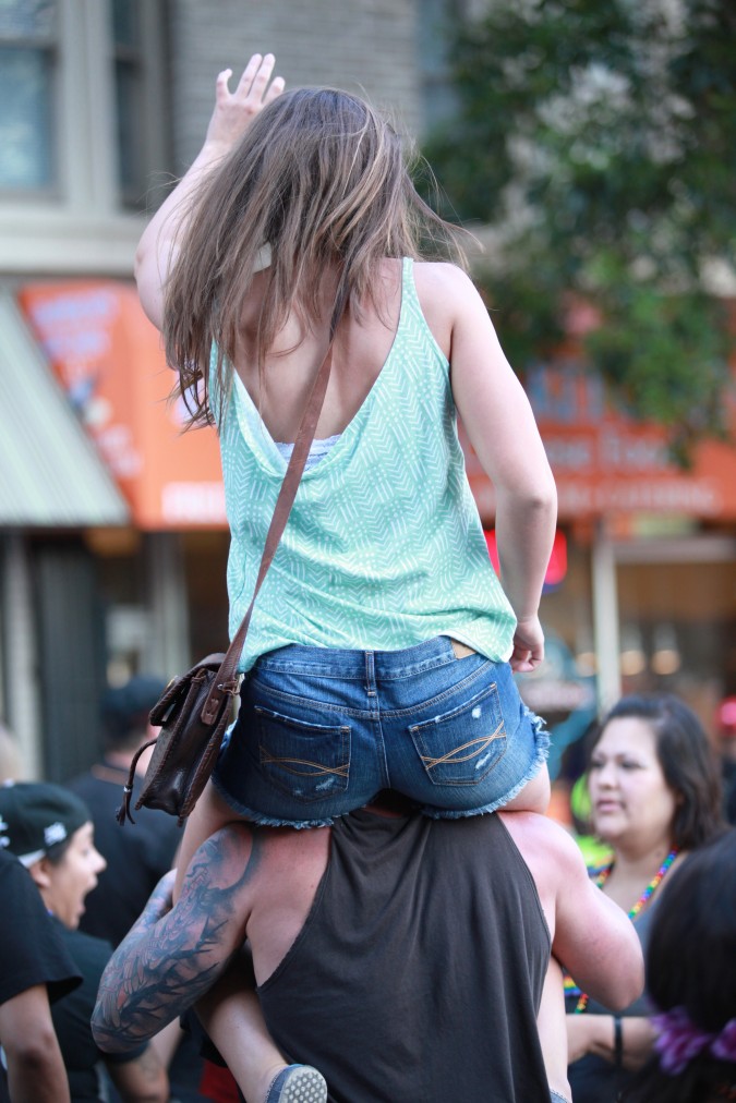 Ultimate shoulder ride...